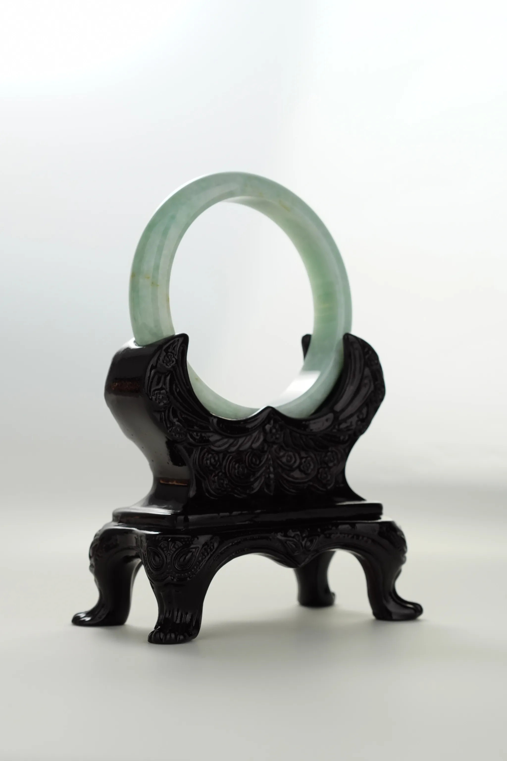 Light Apple Green Jadeite Bangle