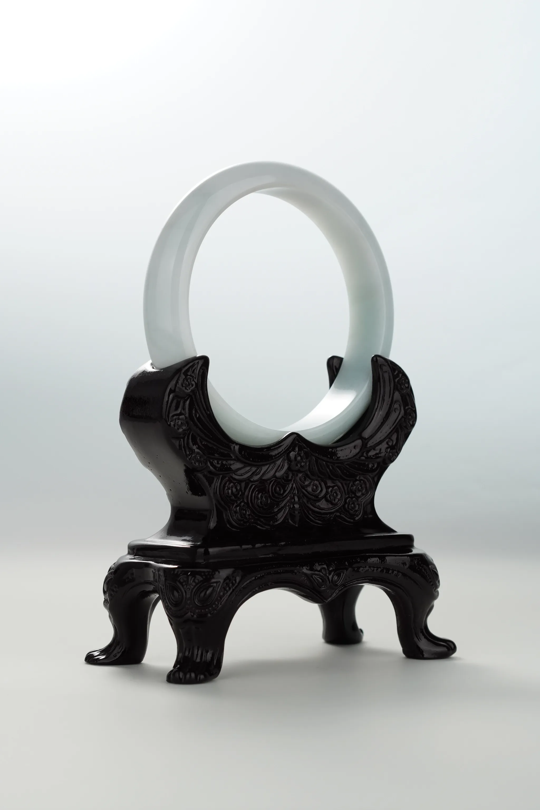 Light Baby Blue Jadeite Bangle