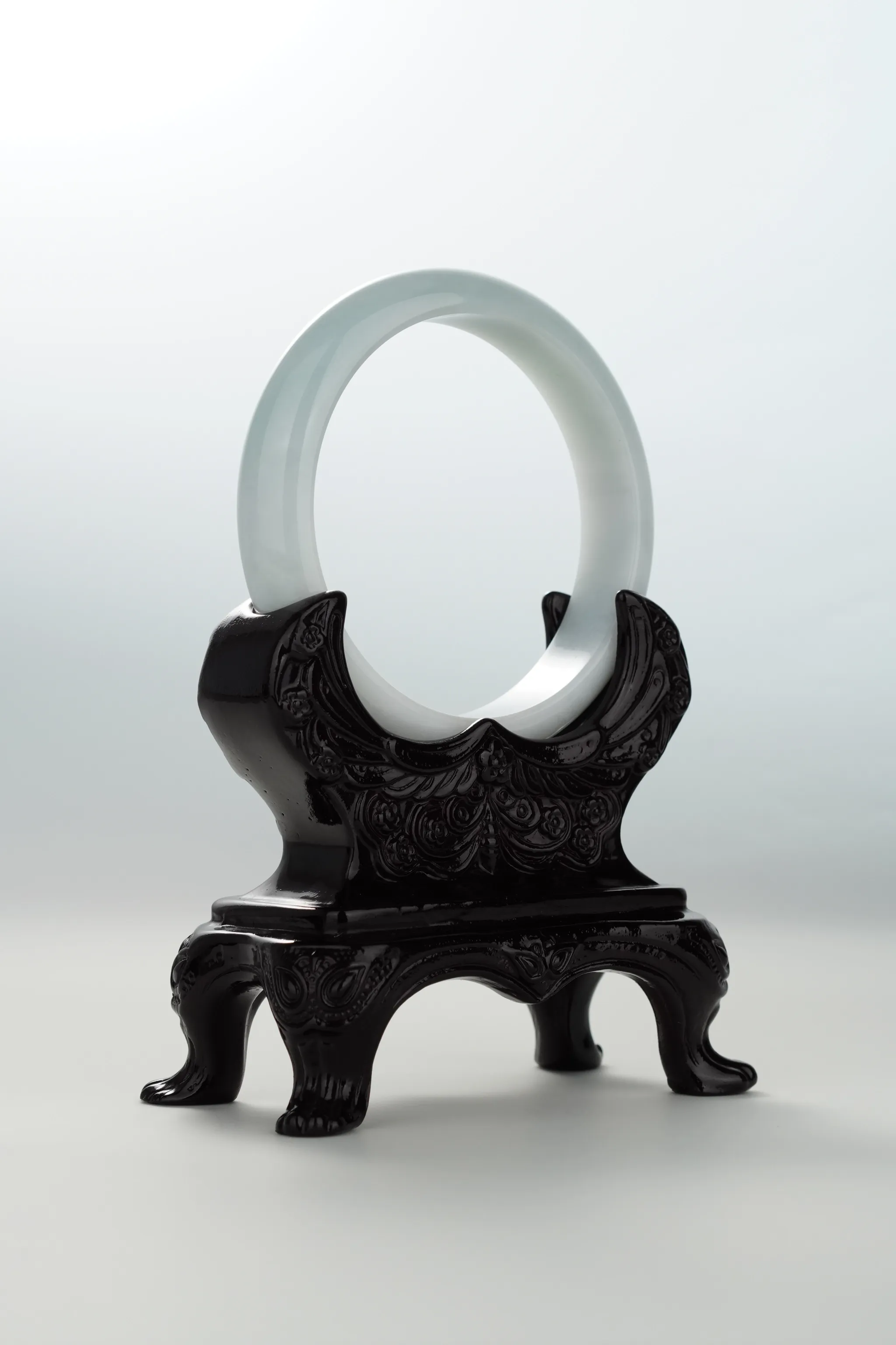 Light Baby Blue Jadeite Bangle