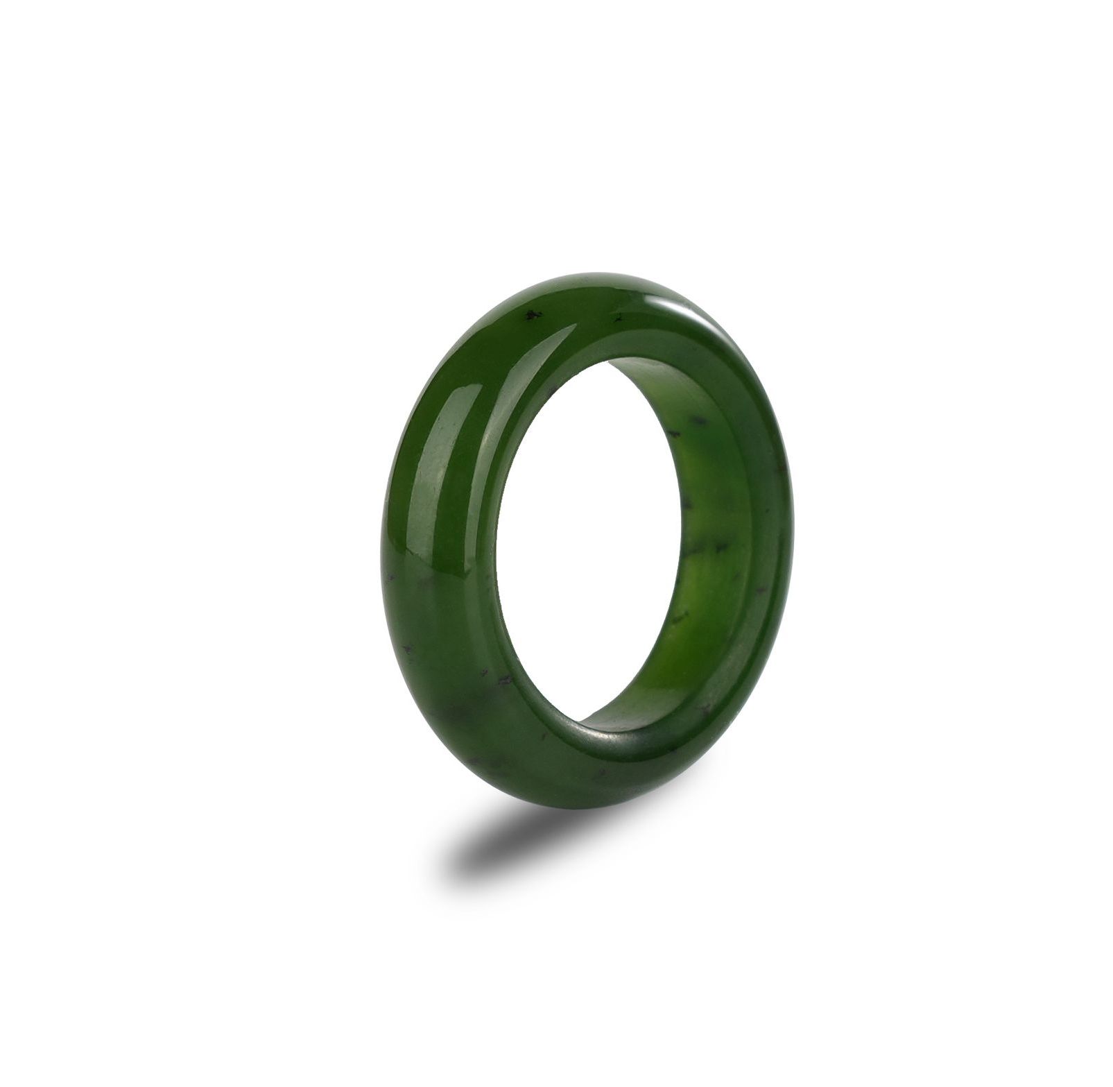 Green Nephrite Jade Ring