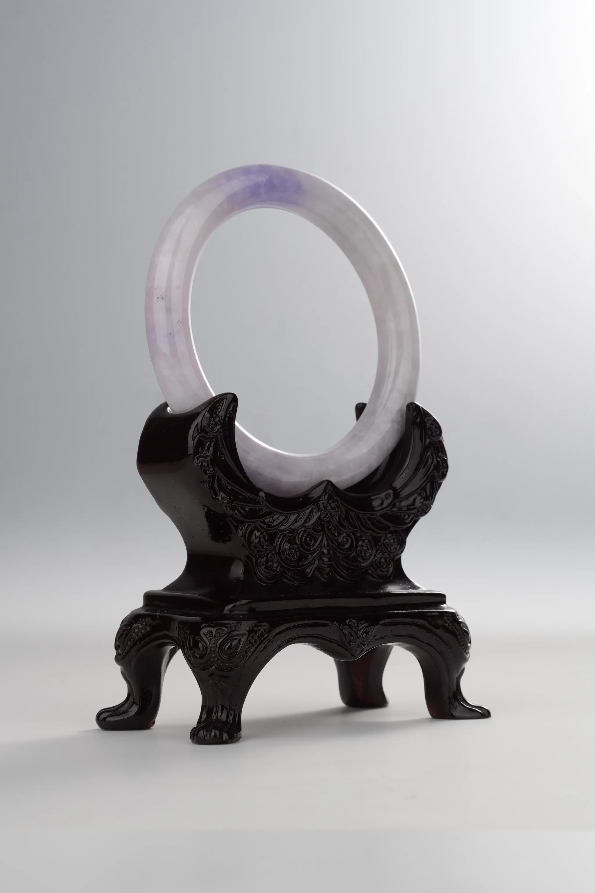 Rich Lavender Jadeite Bangle