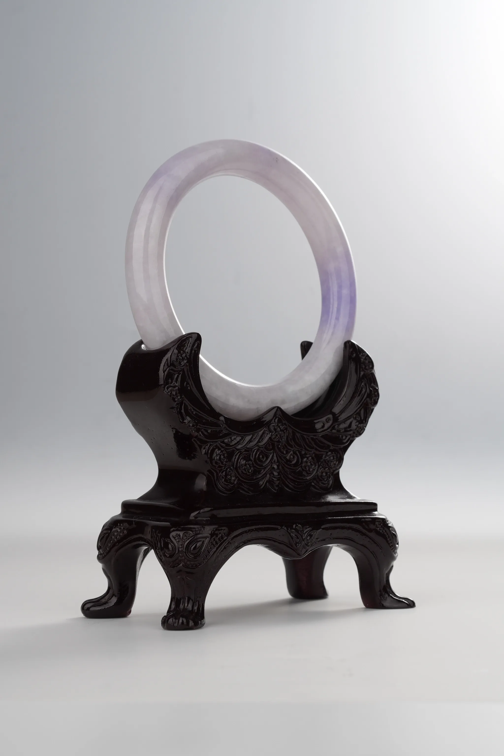 Rich Lavender Jadeite Bangle