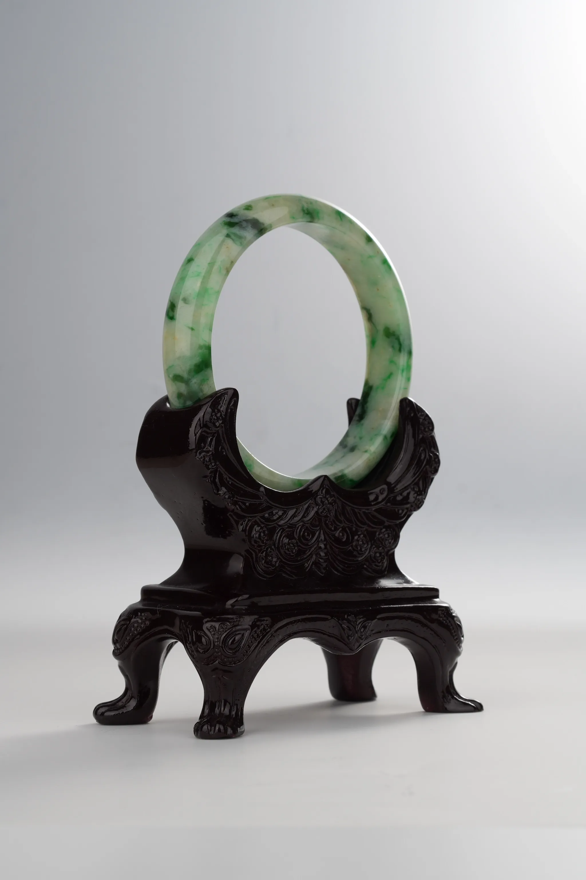 Rich Green Jadeite Bangle