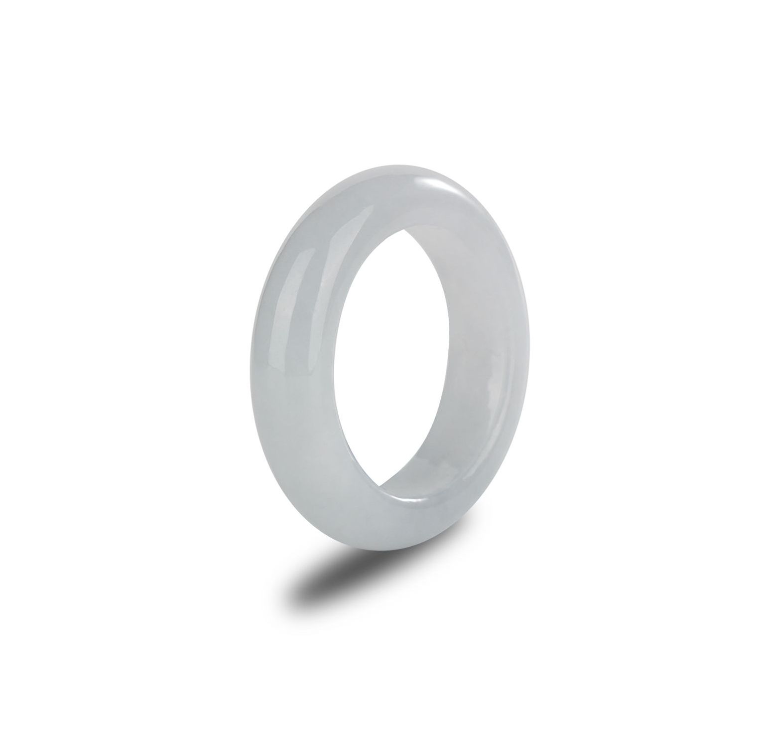 Icy Jadeite Jade Band Rings