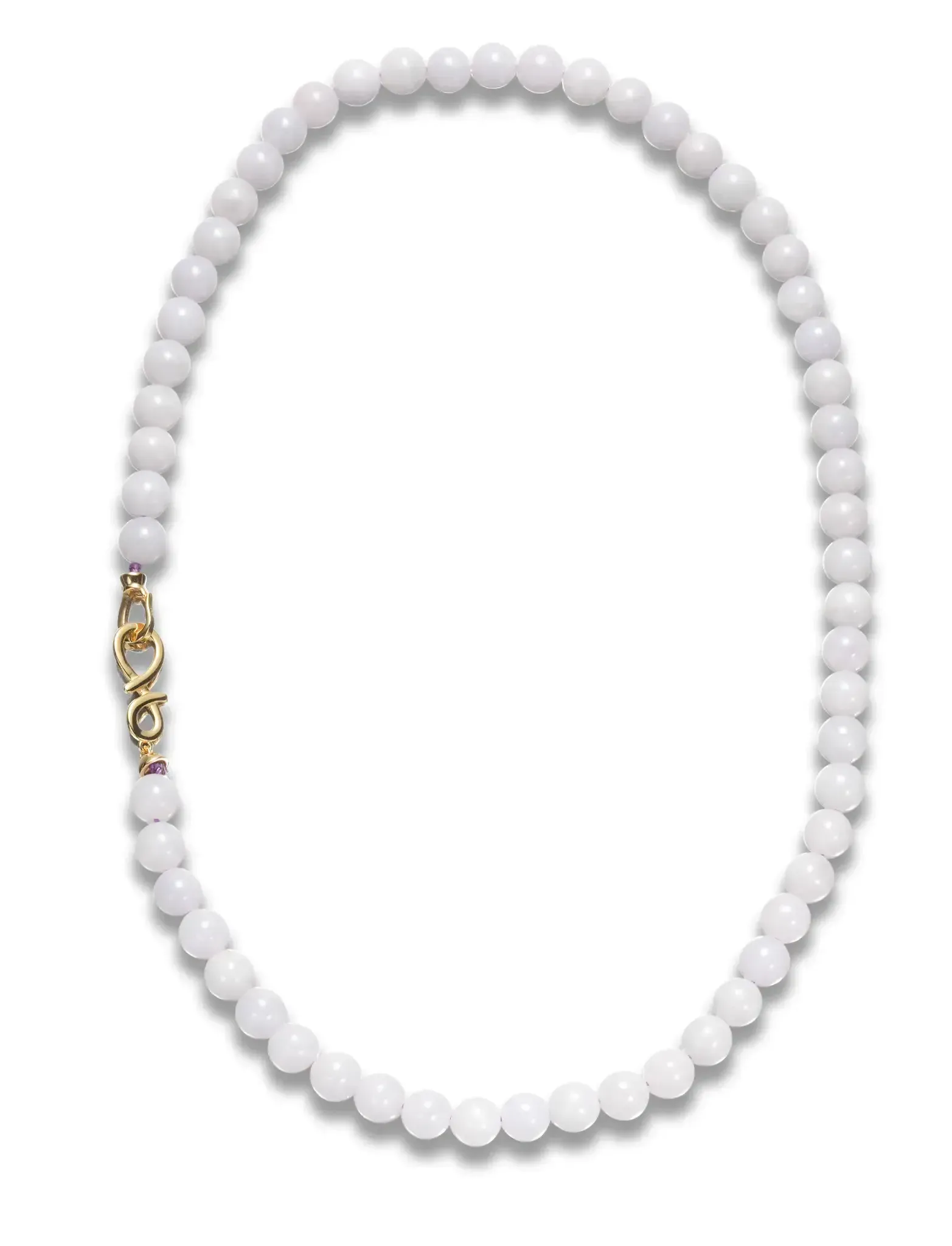 Light Lavender Jadeite Necklace