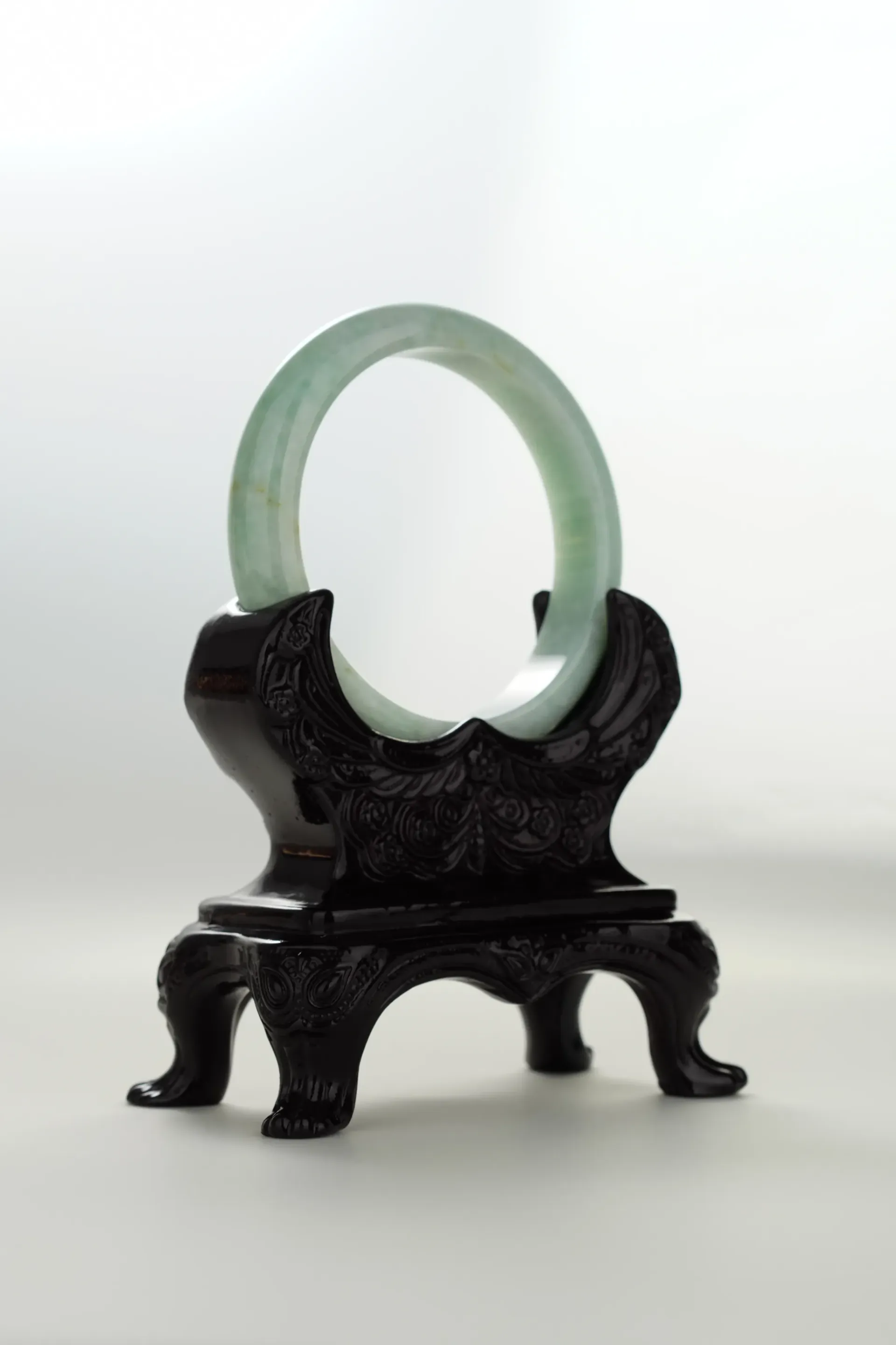 Light Apple Green Jadeite Bangle