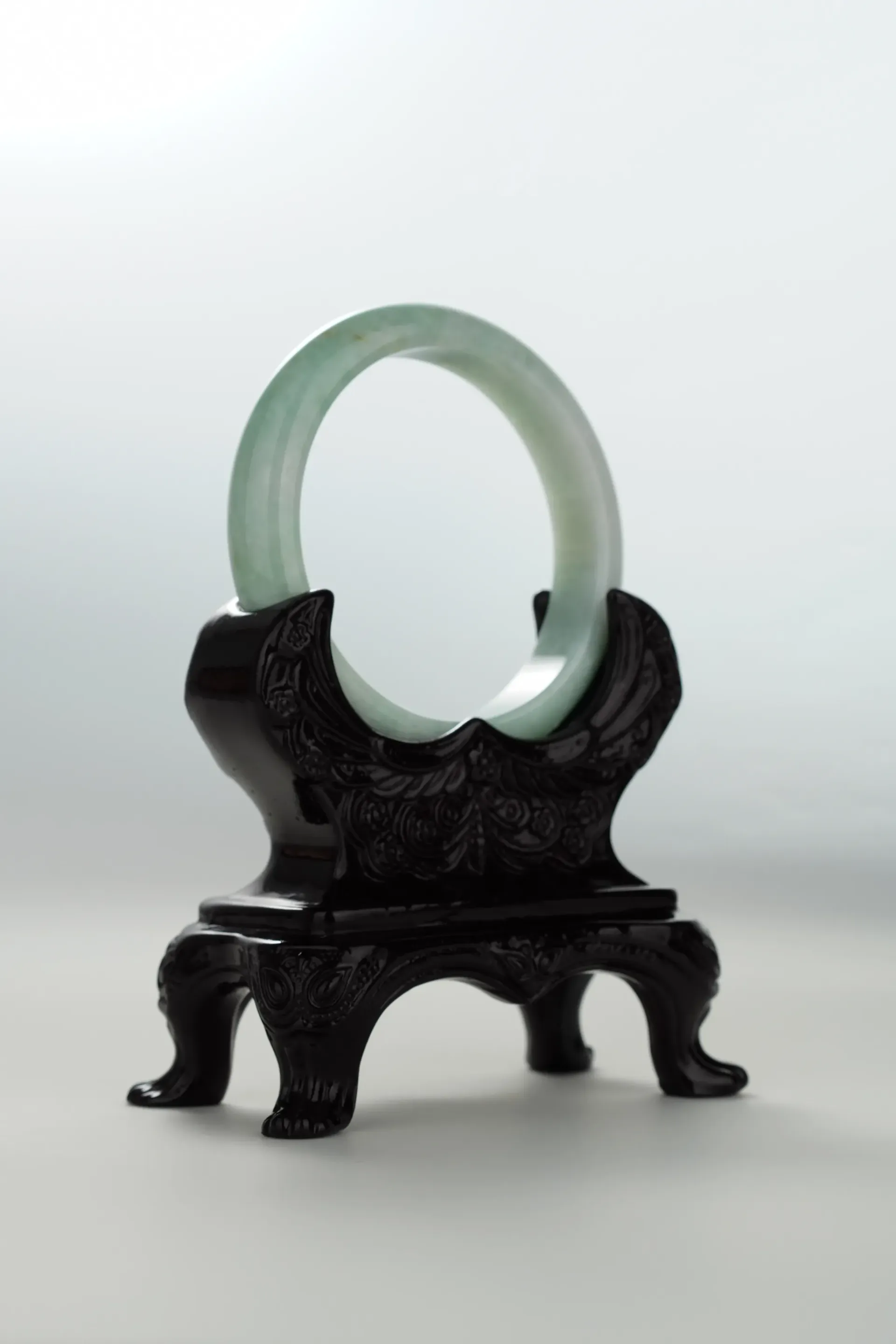 Light Apple Green Jadeite Bangle