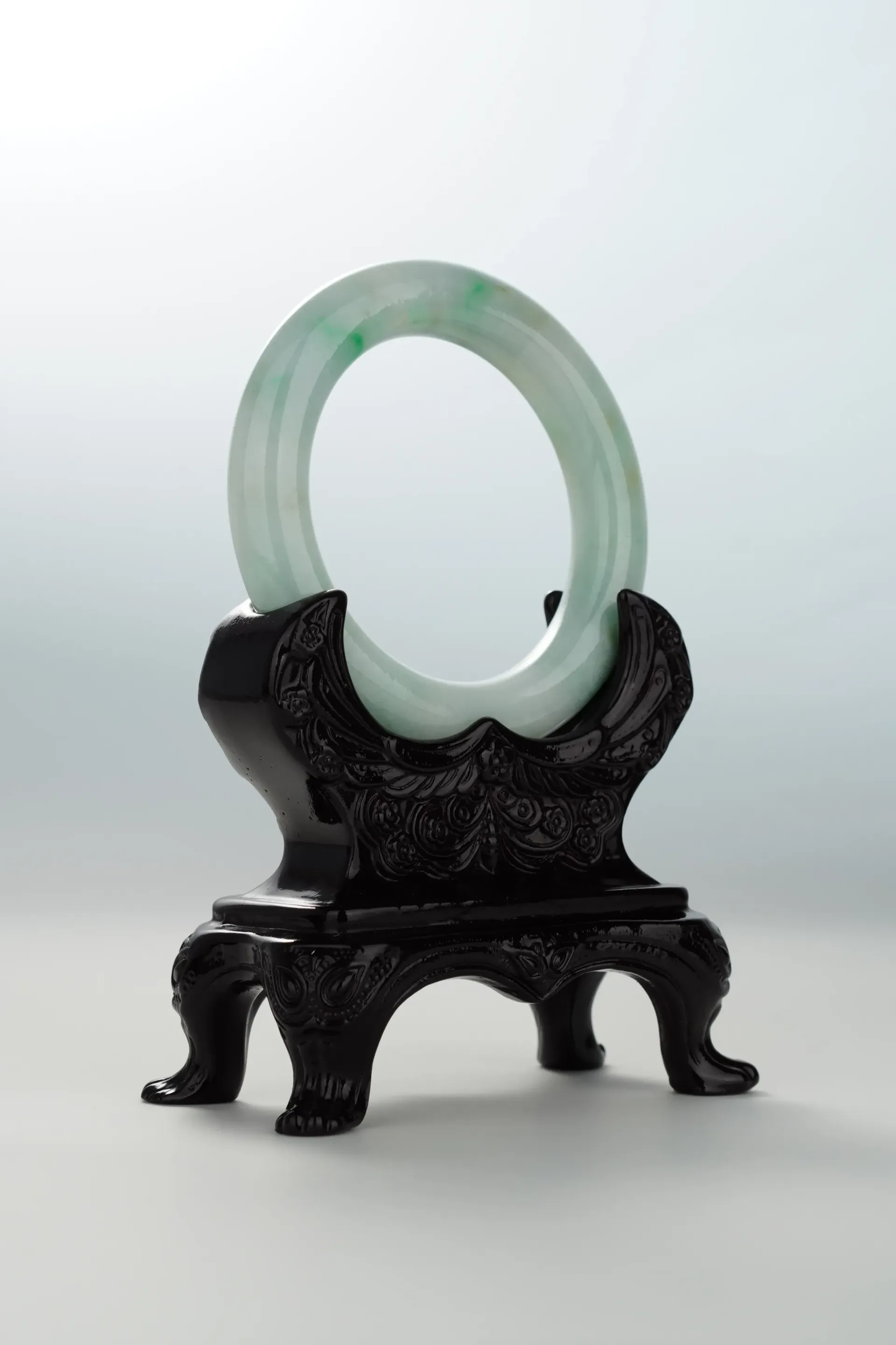 Sun Green Jadeite Bangle