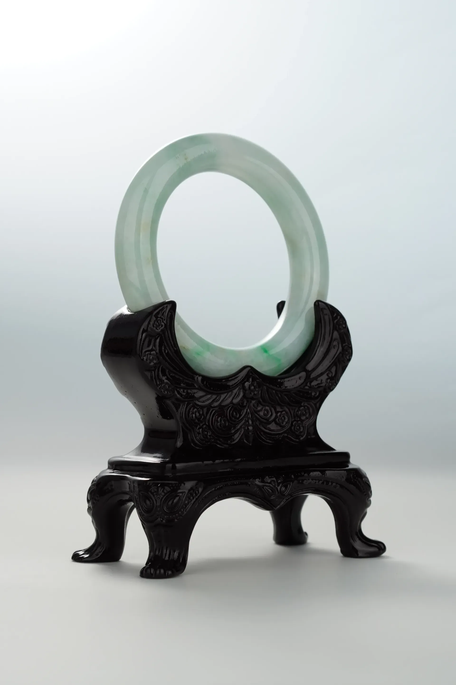 Sun Green Jadeite Bangle