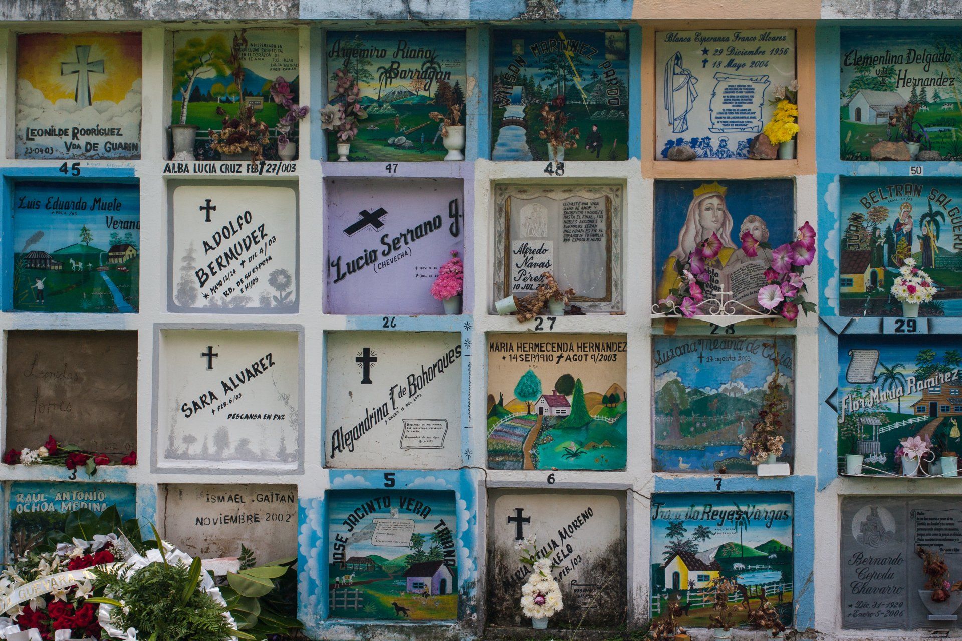 Villeta cemetery, Cundinamarca 2007. 