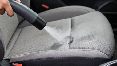 Steam cleaning upholstery