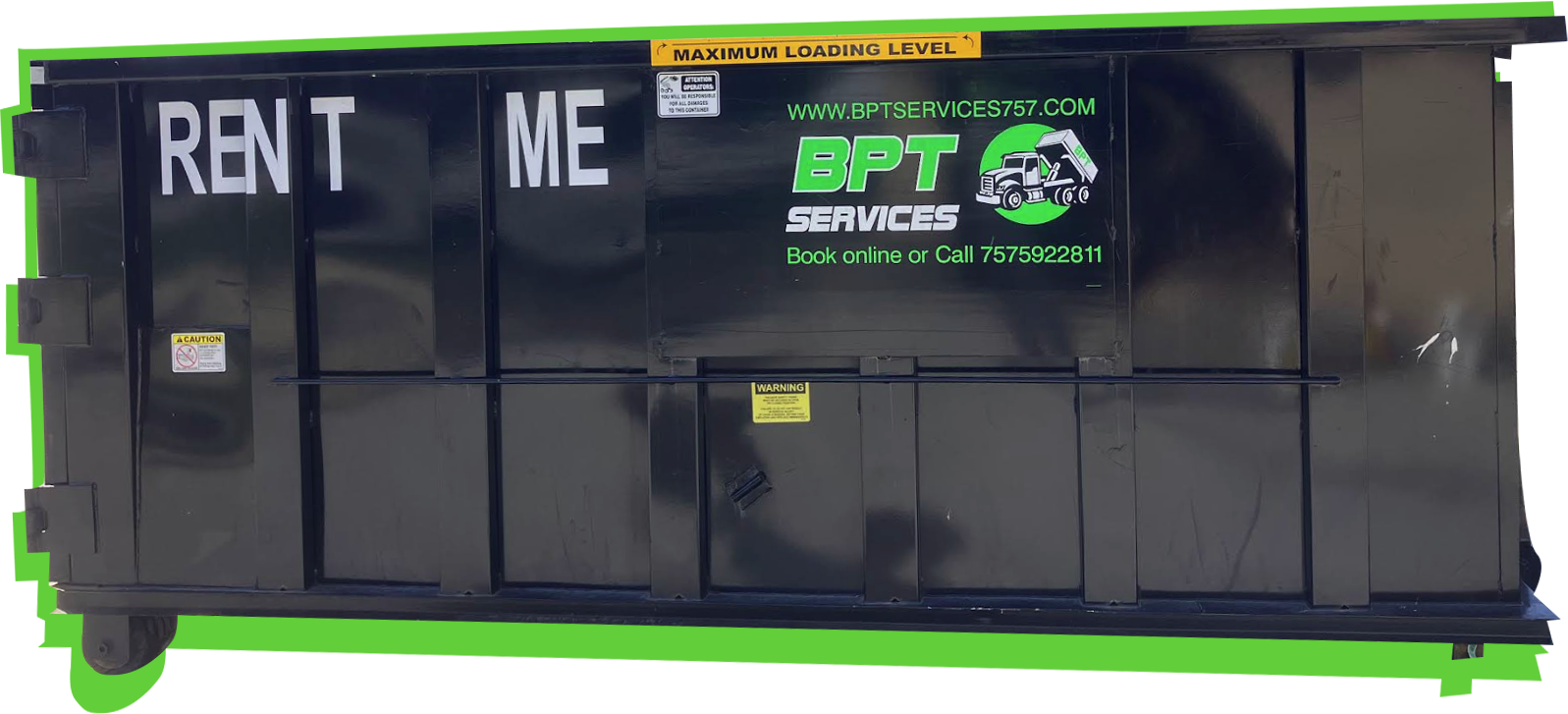 BPT Services dumpster container