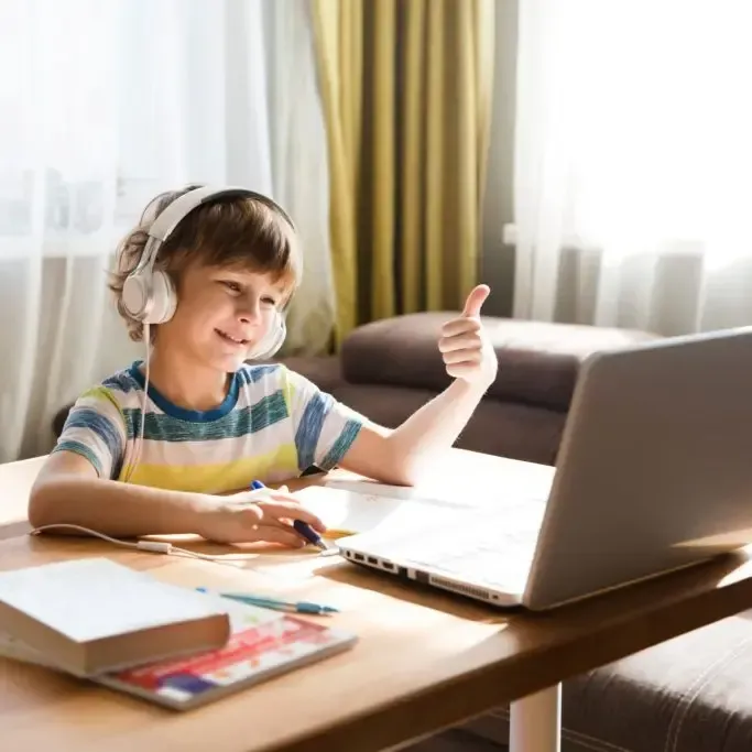 A Child in an Online Therapy Session with Sulis Therapies
