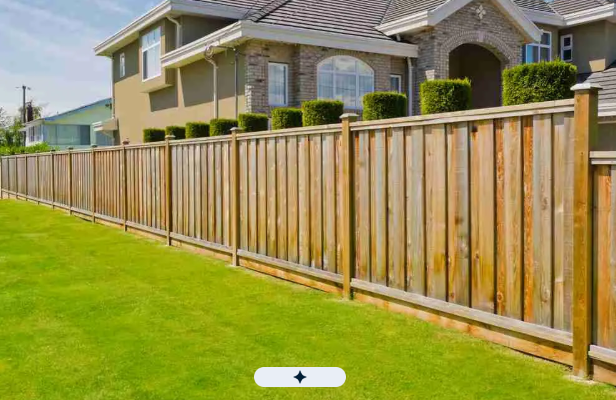 Fence installation Fresno CA privacy wood fence backyard home security – The Fence Company


