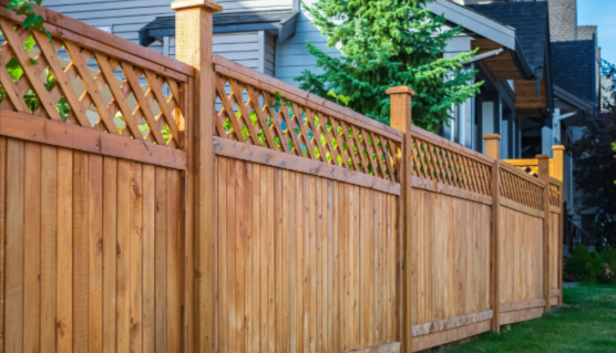 Wood Fence Installation Fresno, CA custom wood fence backyard The Fence Company

