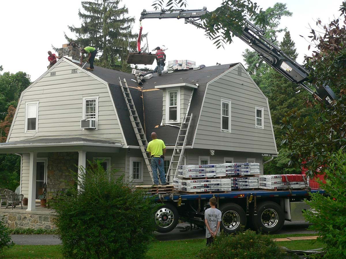 Full view of roof installation — Mount Wolf, PA — Dover Roofing Services
