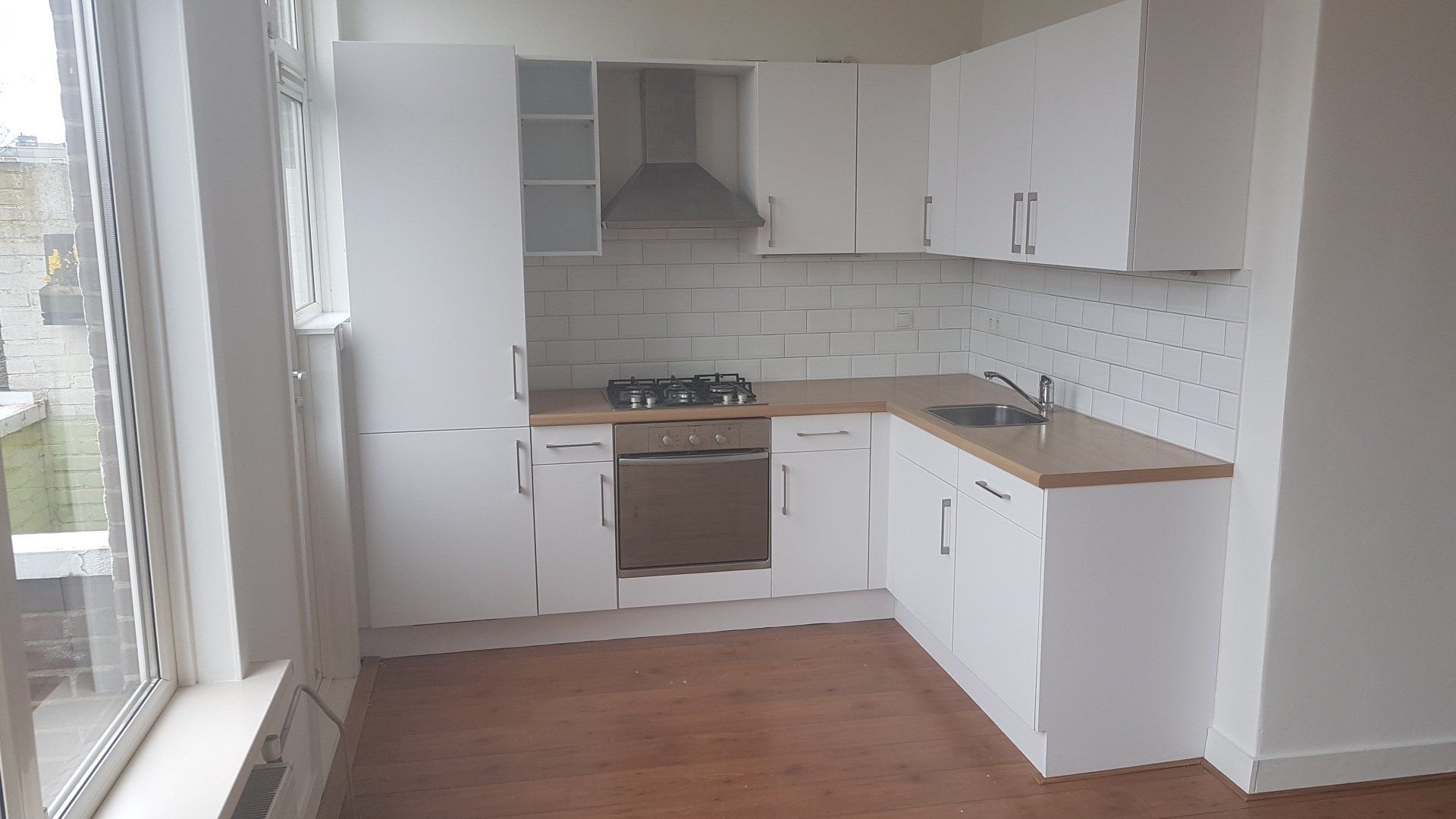keuken wrappen Rotterdam wit nieuw