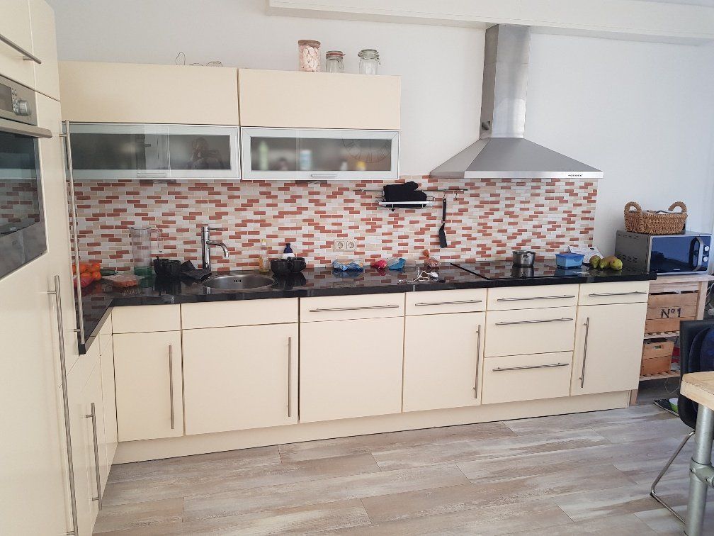 keuken wrappen Nieuwegein creme oud