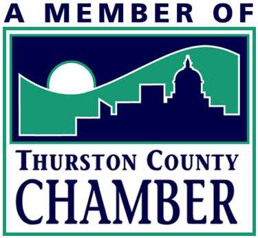 We are a member of the Thurston County Chamber of Commerce 