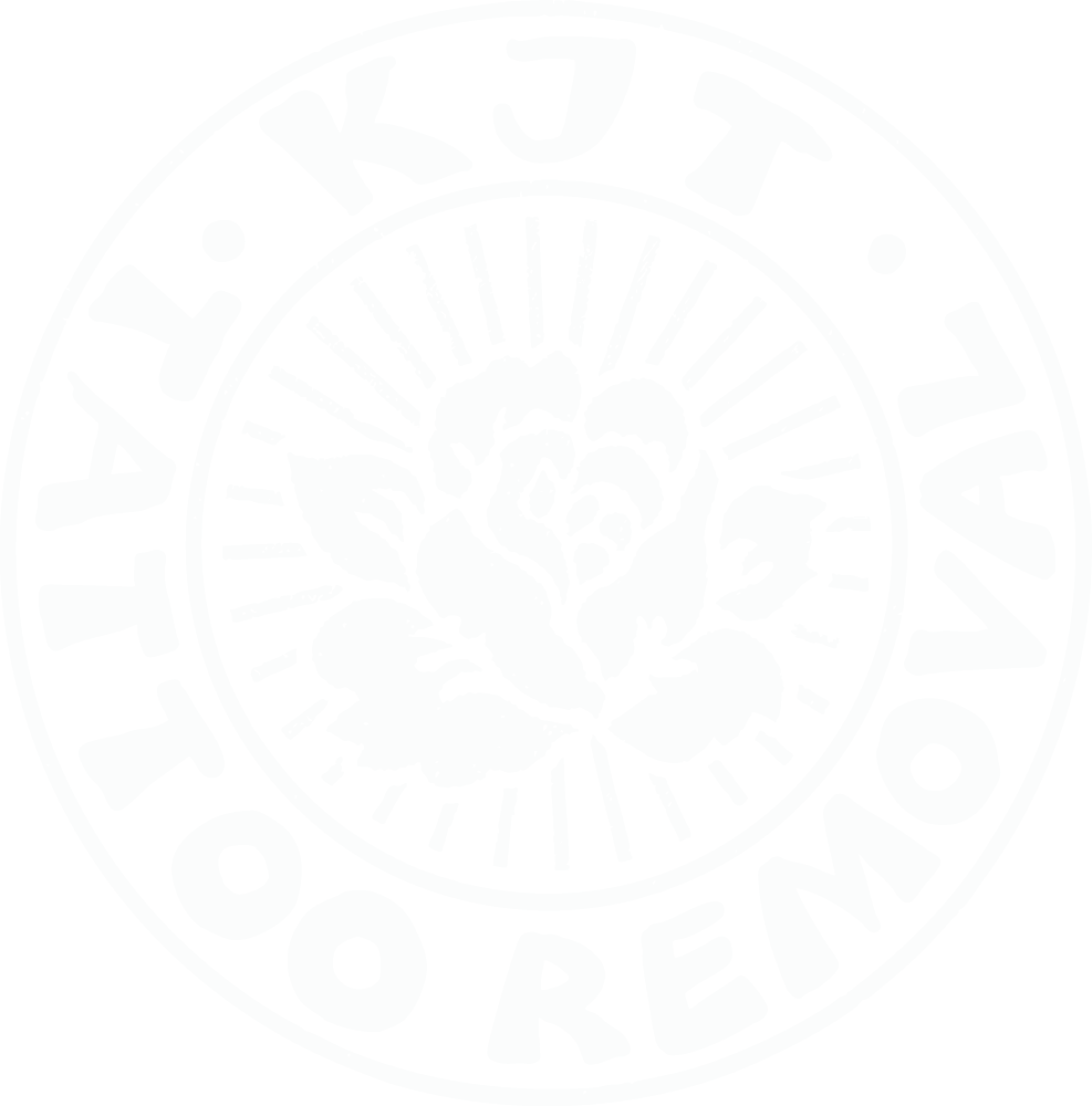 Circular logo with a central rose graphic, surrounded by the text 