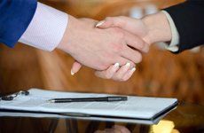 people shaking hands