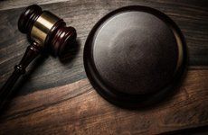 gavel and base