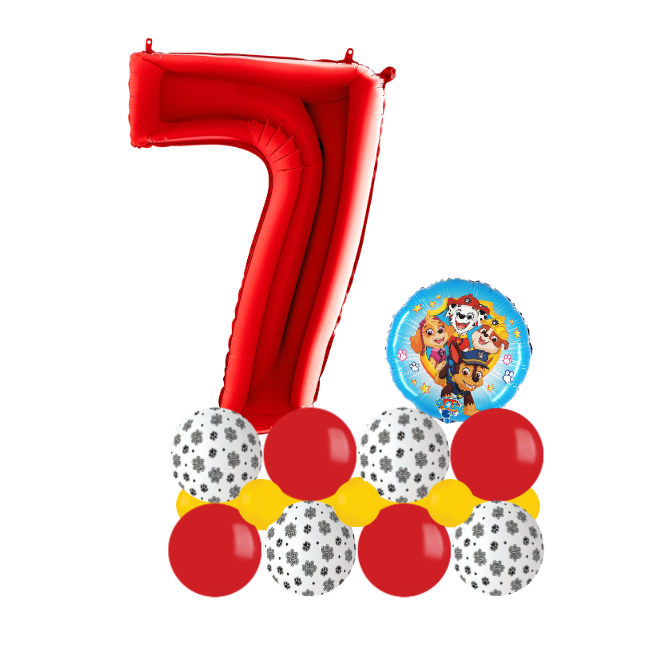 red paw patrol luxury number 7