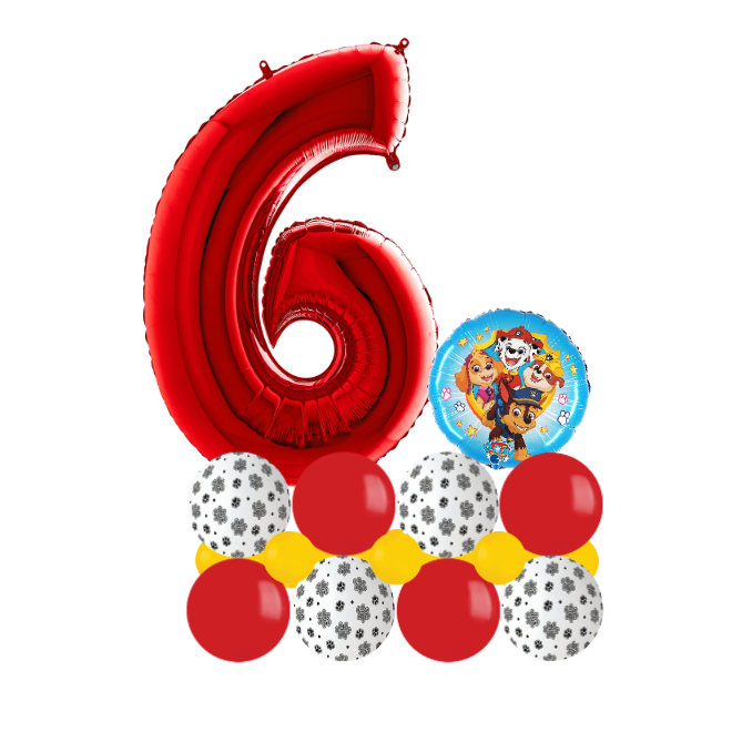 red paw patrol luxury number 6