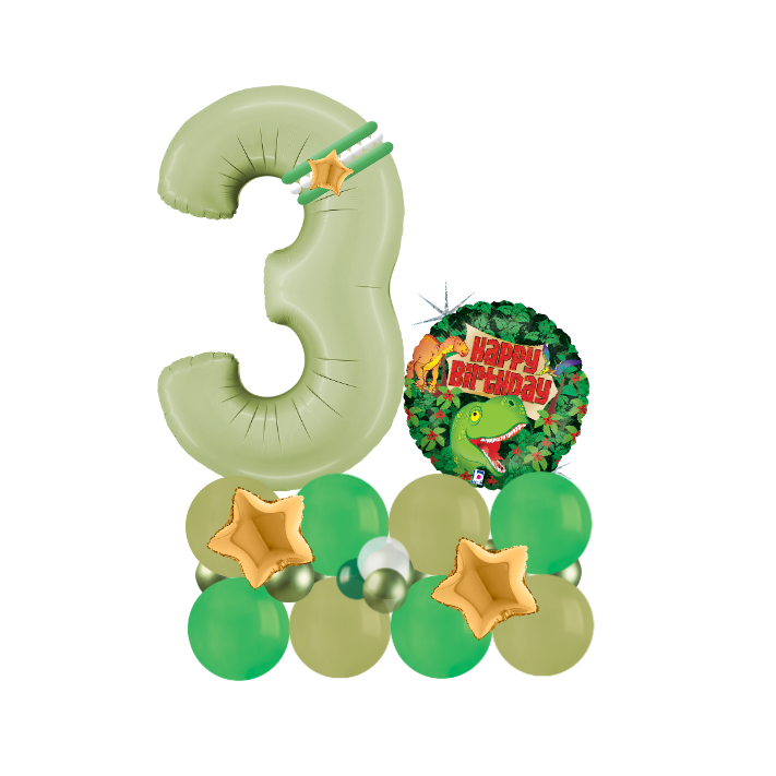 Dinosaur green signature number 2