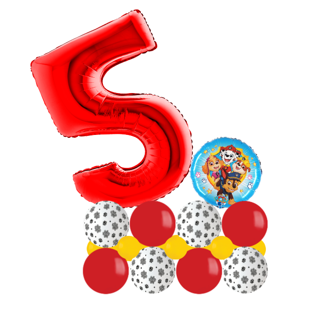 red paw patrol luxury number 5
