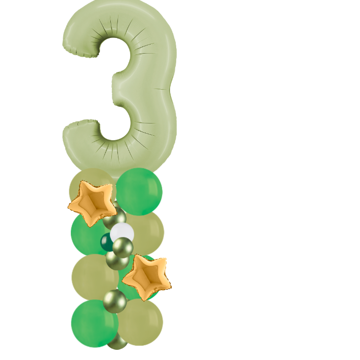 Dinosaur green column number 8