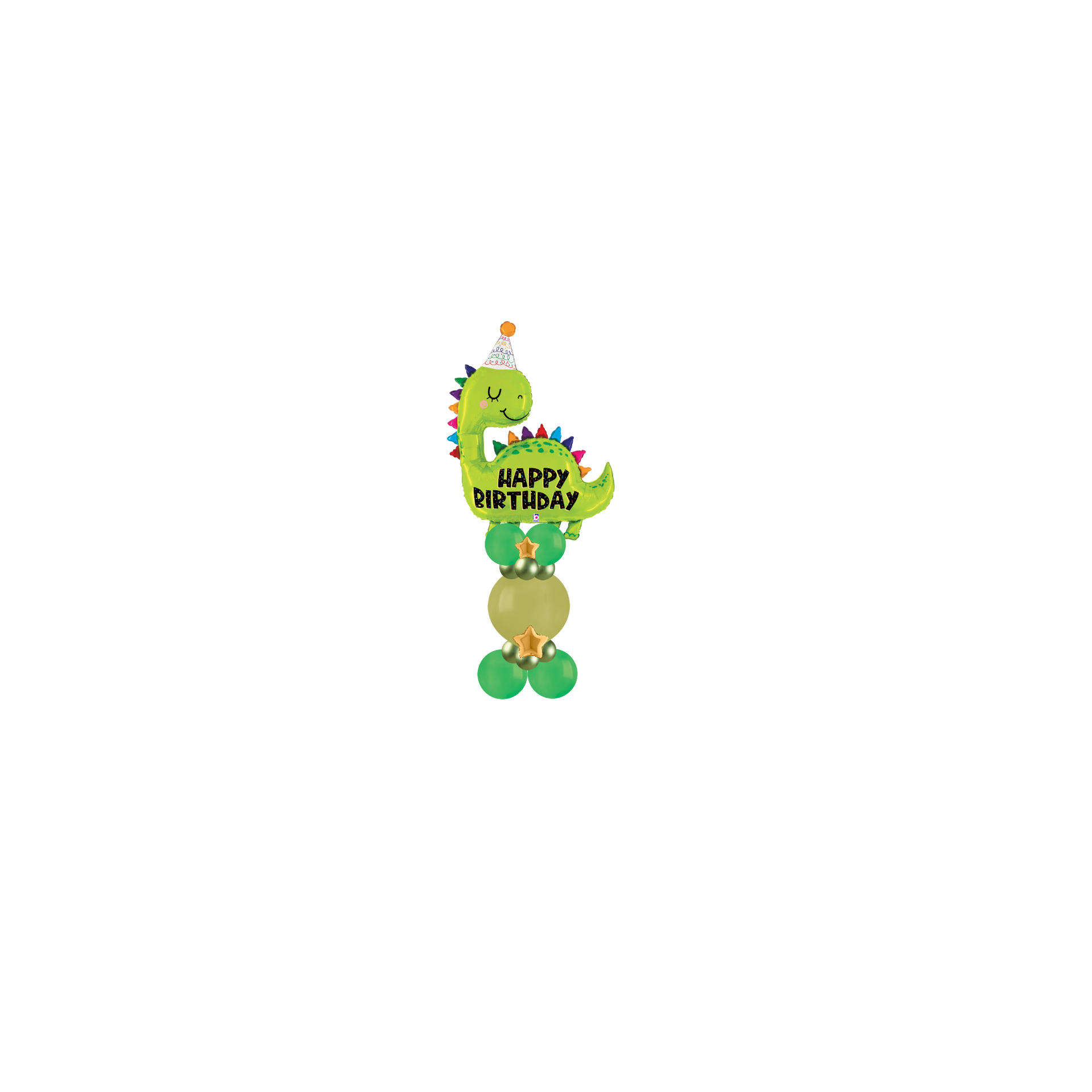 Dinosaur green bubble column