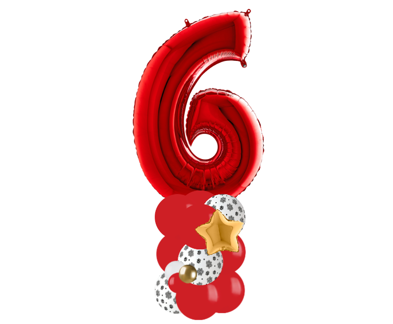 red and paw print column number 6