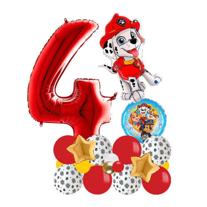 red paw patrol signature number 4