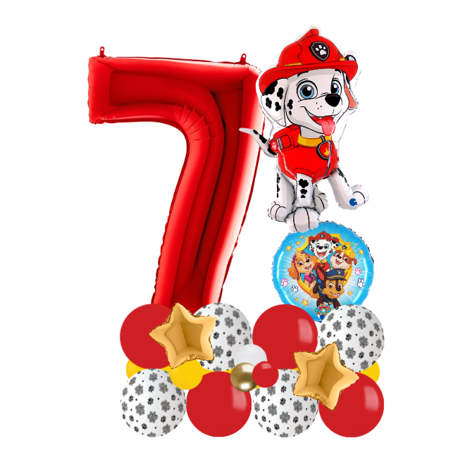red paw patrol signature number 7
