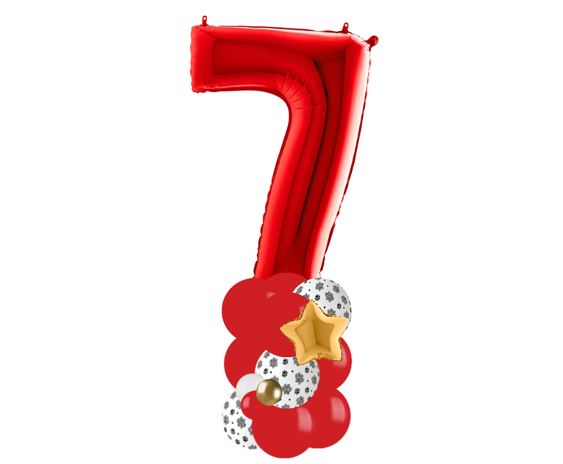 red and paw print column number 7