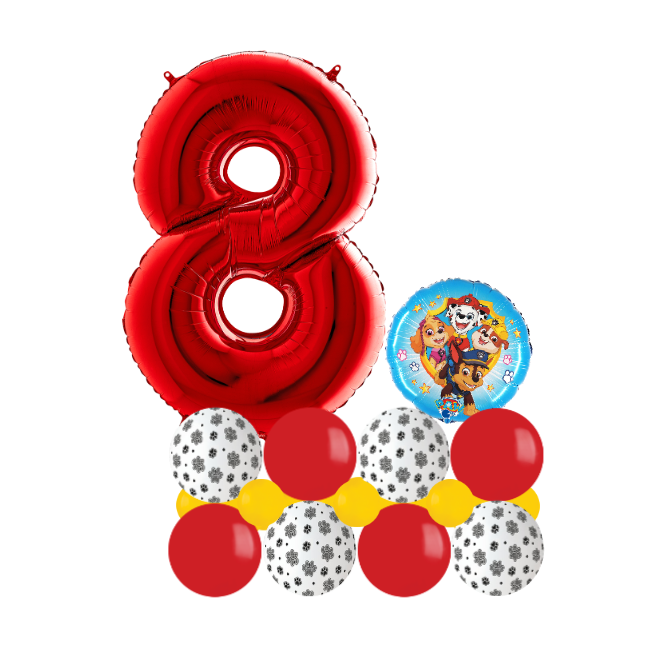 red paw patrol luxury number 8