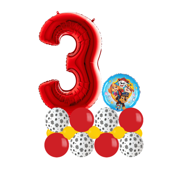 red paw patrol luxury number 3