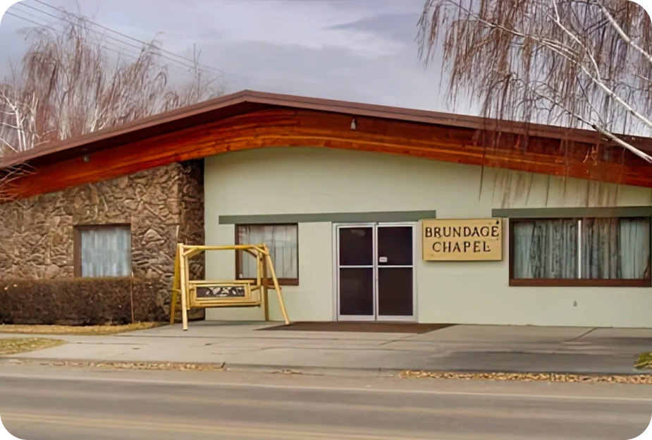 Exterior of the funeral home