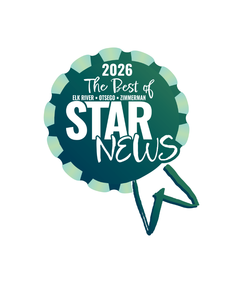 A green, circular rosette badge for the 2026