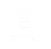 A white silhouette logo on a black background, featuring the text