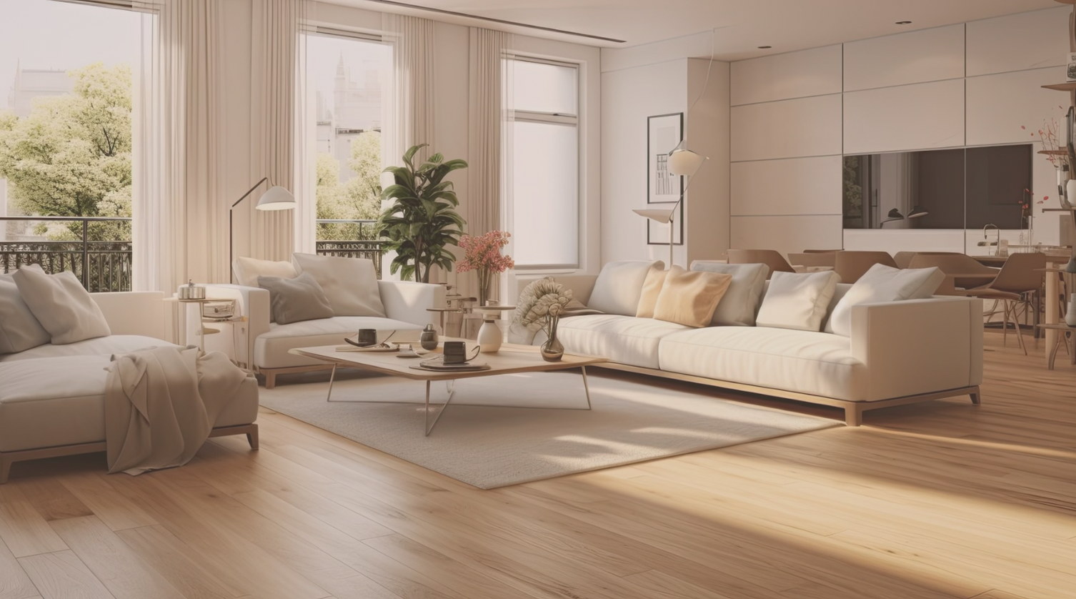 A living room with two couches , a coffee table , and a television.