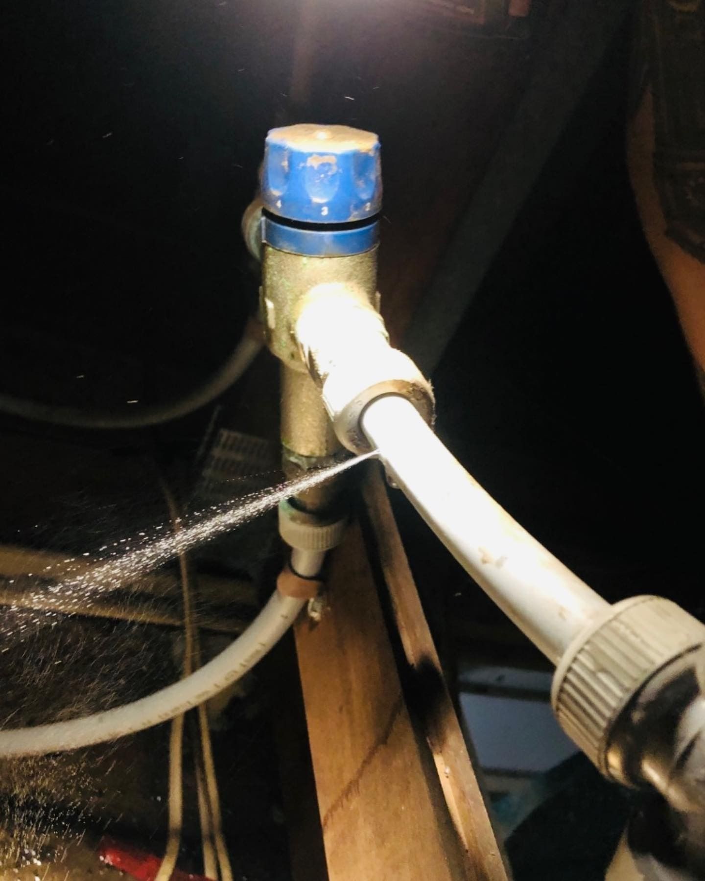 Pipe with Water Leaking