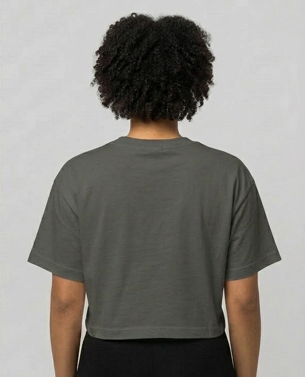Women's Solid Color Crop Top