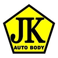 It is a logo for jk auto body.