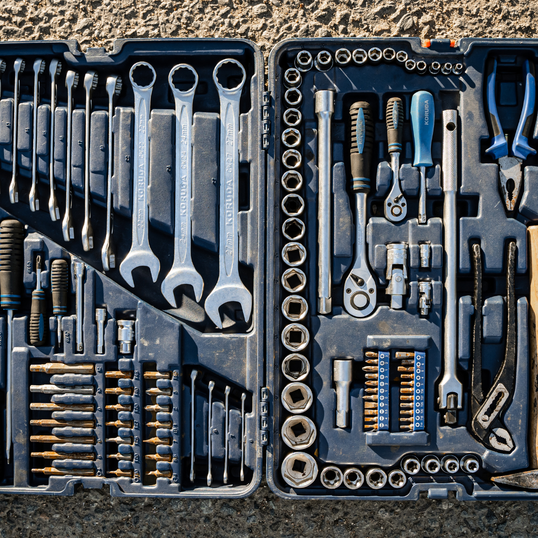 Organized maintenance tools