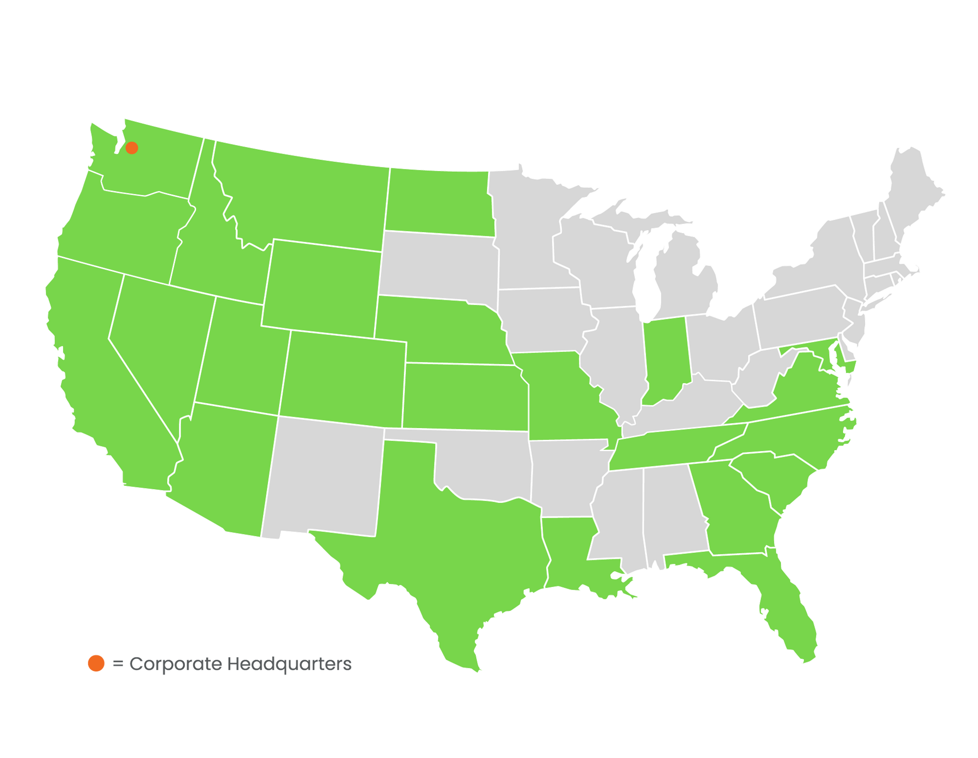 Avenue5 Residential map of areas served nationwide