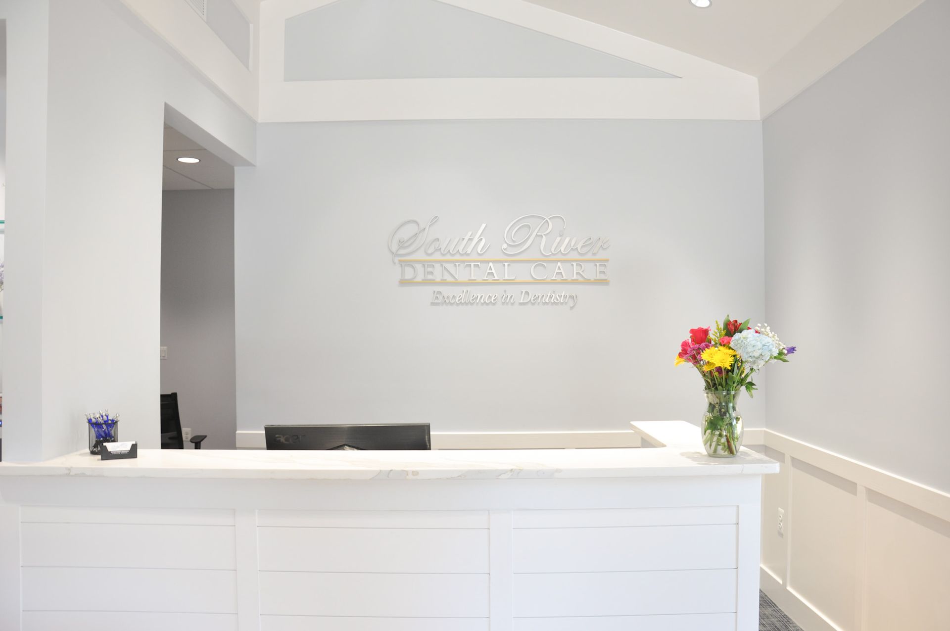 Reception area of 
