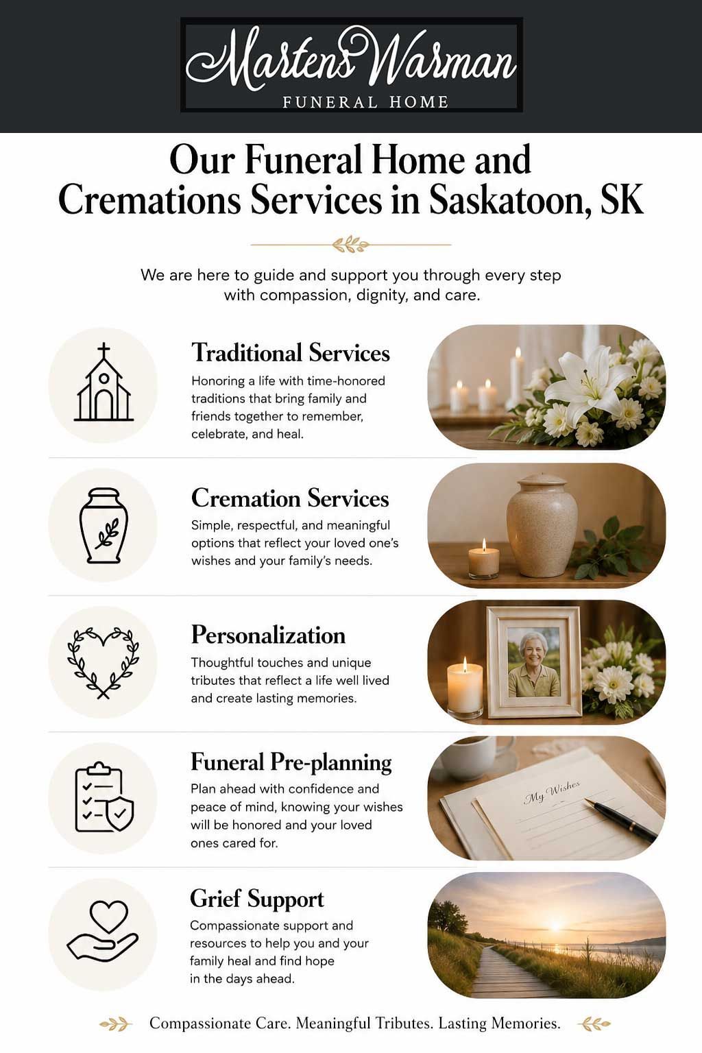 Our Funeral Home and Cremations Services in Saskatoon, SK