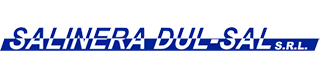 Logotipo azul en cursiva con la inscripción “SALINERA DUL-SAL SRL” sobre fondo blanco.